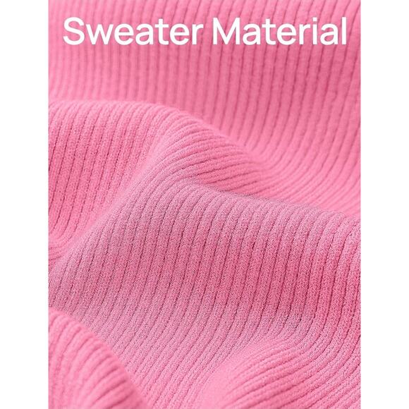 ZESICA Sweater Dress Womens Size S Off The Shoulder Ribbed Knit Sleeveless Maxi - Picture 4 of 8